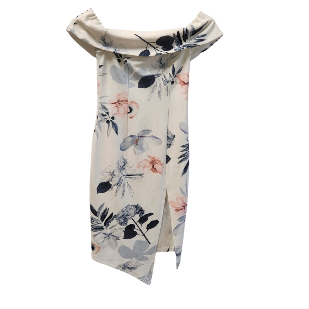 Hello Molly Floral Off the Shoulder Dress - Picture 2 of 4